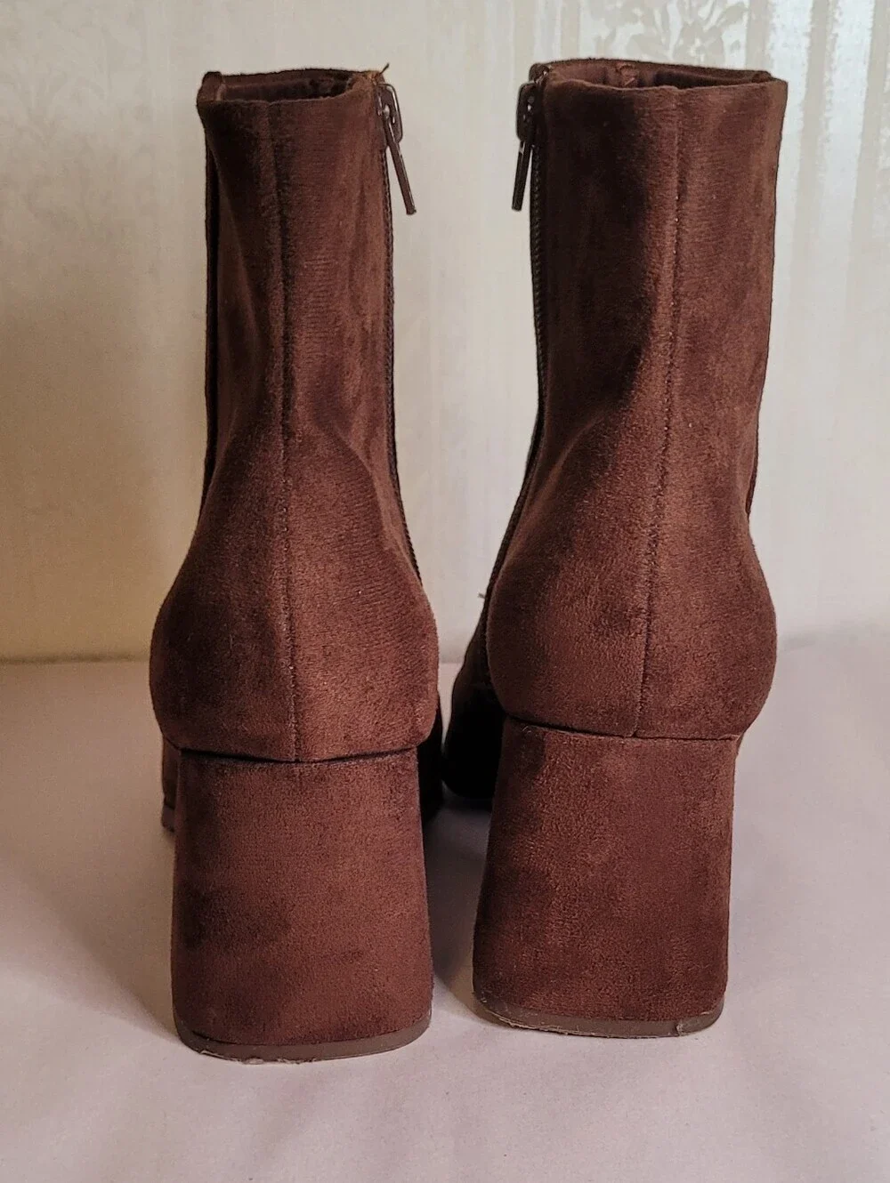 Madden Girl Minglee Dark Brown Ankle Boots Size 8.5